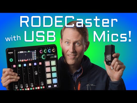 USB microphones with the RODECaster Pro II & Duo