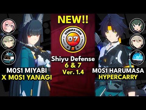 NEW Shiyu Defense 1.4 Floor 6 & 7 (S Rank) | M0S1 Miyabi x Yanagi & M0S1 Harumasa Hyper | ZZZero