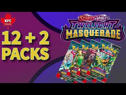 Pokemon Twilight Masquerade, 12+2 packs and great pulls !!!!