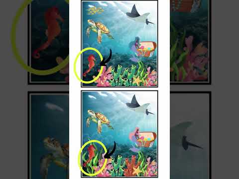 Spot the Difference: Game for Kids [Under the Sea Game]