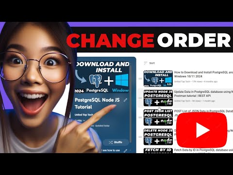 How to Change Order of Videos on Youtube Playlist