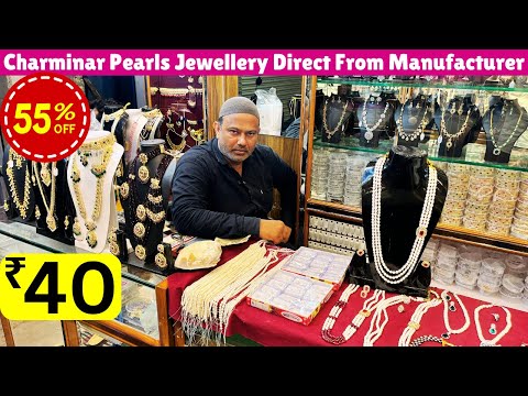 Charminar Bridal Pearls Jewellery Direct From Manufacturer Flat 50% OFF Designer New Neck Sets