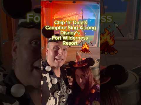 Chip N Dale’s Sing-A-Long at Disney’s Fort Wilderness Resort #disney #shorts #camping #vacation