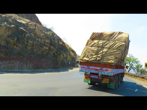 HEAVY LOADED TRUCKS GOING AT KHAMBATKI GHAT | इतना ज्यादा लोड ट्रक मे