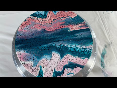 I GOT BEAT BY THE PLEAT! Fluid Art With Friends Challenge or Be Challenged Collab