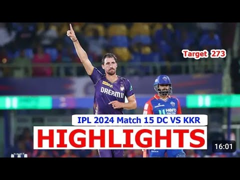 IPL 16th Match Highlights - Kolkata Knight Riders vs D C#DCvsKKR #Match16 #Highlights #iplhighlig