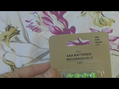 JYSK EIMILL Rechargeable AAA Battery 4 pcs Unboxing and Test