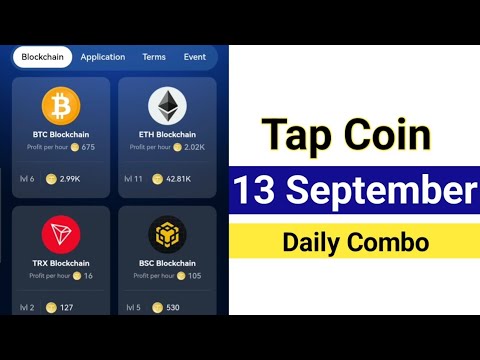 Tap Coin daily bounty card | 13 september bounty card  | tap coin 13 sep bounty