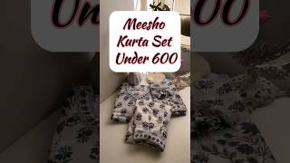 Meesho Kurta Set 💓|Under 600 💖 #meesho #meeshohaul #meeshokurtasethaul #kurtaset  #youtubeshorts