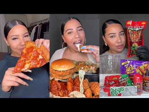 Claudia Eats Good Mukbang Eating TikTok Videos | ClaudiaEatsGood ASMR Compilations 2024