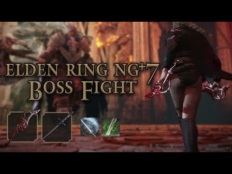 NG+7 No Buff Daggers SATISFYING! Boss Fight Godfrey, Maliketh, Morgott, A Trash Boss『Elden Ring』