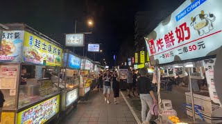 🇹🇼 Taipei Ningxia Night Market 臺北寧夏夜市 Walking Tour [4K 60fps]