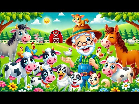 Old MacDonald's Farm Nursery Rhyme | Old McDonald Had a Farm | Fun Animal Song for Kids and Toddlers