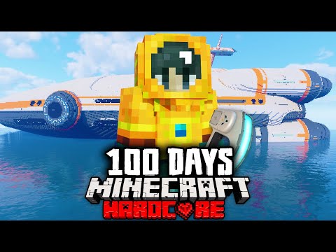 I Survived 100 Days in SUBNAUTICA in Minecraft Hardcore