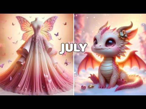 ✨Choose your Birthday Month Dress👗 and Baby Dragon🐉