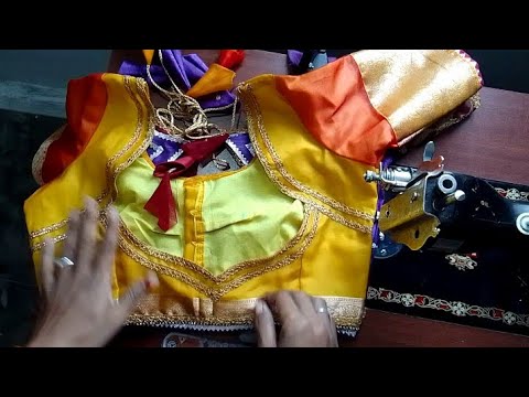 beautiful blouse designs tutorial। back neck blouse design