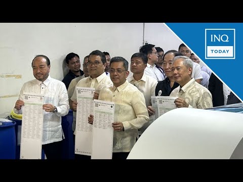 Comelec begins printing of ballots for 2025 polls | INQToday