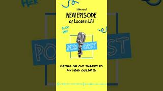 Crying on cue thanks to goldfish memories. New podcast episode! #podcastseries #comedypodcast