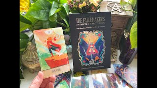 Animated Tarot Deck?? 🔮 FableMakers Animated Tarot Review and Card Flip Through