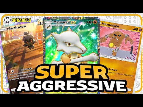 Marowak EX Deck IS BACK With Help From Sneaky Hitmonlee | Pokemon TCG Pocket