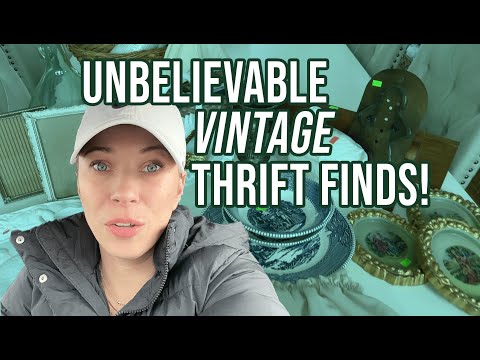 WOW! Thrifting at Goodwill has never been this good! Most exciting vintage thrift store finds EVER!