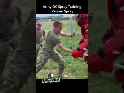 Army OC Spray Training (Pepper Spray)