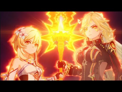 Cutscene Animation - Lumine Listen You Are the HOPE of Natlan! | Genshin Impact