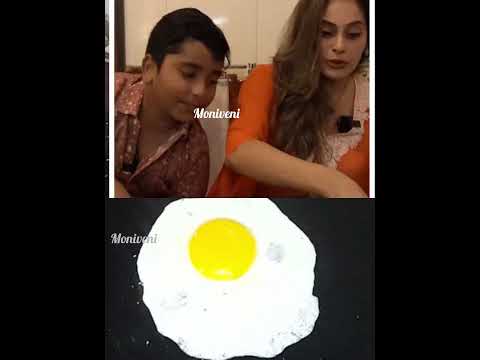 Bullseye egg🍳/Shrutika Arjun/funtym/halfboil/shorts