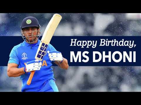 Tribute to MS Dhoni on his Birthday! Happy Birthday Thala! MS Dhoni Birthday