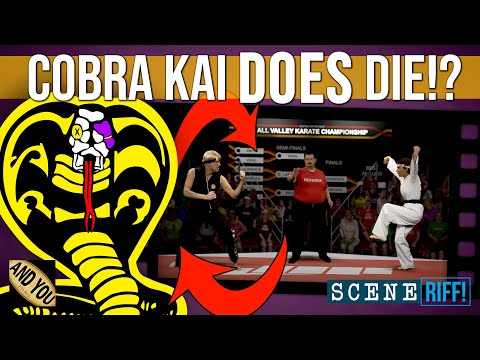 Cobra Kai DOES die!? | The Karate Kid / Cobra Kai SCENE RIFF Parody | SCENE RIFF Ep. 4