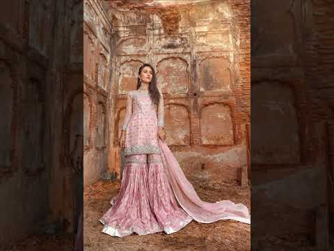 #pinkdress #garara #gararasuit #gararadesigns #pink #pinkbridallehenga #weddingdress #mehndidress