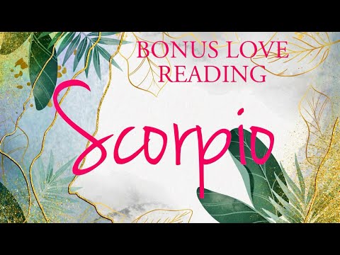 SCORPIO love tarot ♏️ There Is Someone Who Is Very Sorry Scorpio