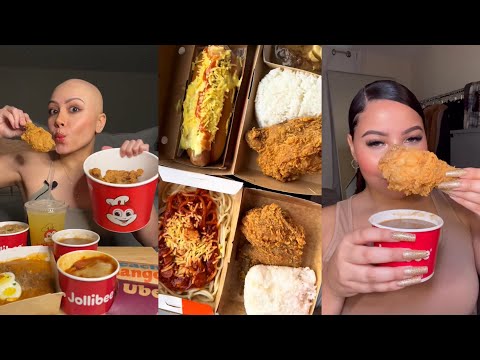 jollibee Mukbang   Tiktok Compilation