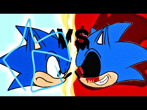 Sonic vs Exeller (sprite animation)