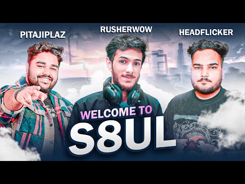 WELCOME TO S8UL @PitajiPlayz @8bitRusherwOw @HeadFlicker !! 🚀❤️