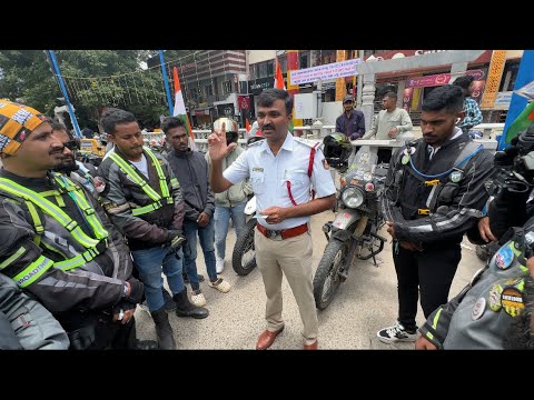 Absence Of Mind ಅಲ್ಲಿ ಗಾಡಿ ಓಡಿಸಬೇಡಿ 🙏: Shivamogga Police educating Bike Riders🔥 #karnatakapolice