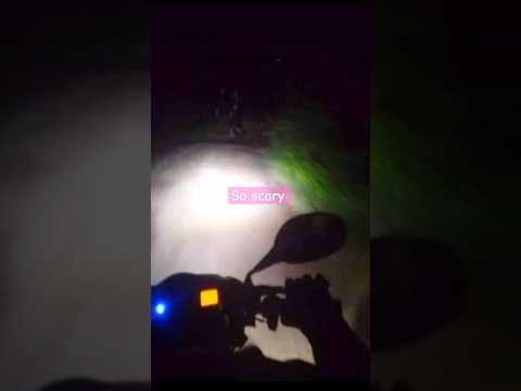 Did the biker catch Ghost in his camera? Paranormal activity #ghost #shorts