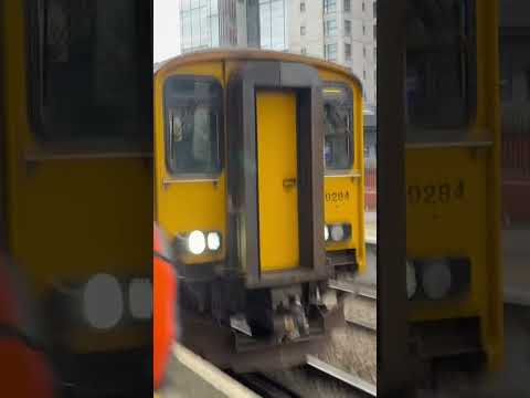 150284 departing Cardiff Queens Street heading towards somewhere