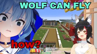 Okami Mio Destroyed People Who Doubt Her | Minecraft [Hololive/Eng Sub]