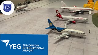 Huge Edmonton YEG 1400 Scale Gemini Jets Model Airport Update