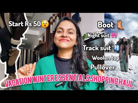 Winter vacation essentials shopping haul || Start Rs 50 #amazonehaul @@amazonfashionin