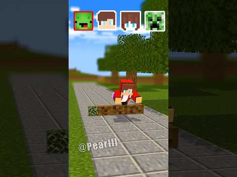 Differences in the way we fall - Minecraft Animation #shorts #maizen #minecraft