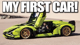 I BUILT A LAMBORGHINI OUT OF LEGO!!! Lego Lamborghini Sian + UCS Millennium Falcon GIVEAWAY!