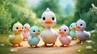 Five Little Ducks Dance Song - Fun Kids Poem and Nursery Rhyme | Learning Songs for Toddlers