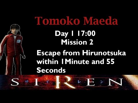 [Forbidden Siren] Tomoko Maeda: Day 1 17:00 (mission 2)