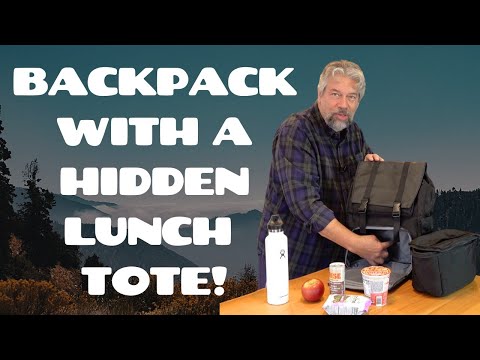 Space for lunch and more with the Bertasche Men's Lunch Backpack