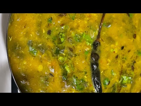 Palak daal #shorts #shortvideo #palak #palakdaal #daal #daalrecipe #foodie #cooking #indianfood