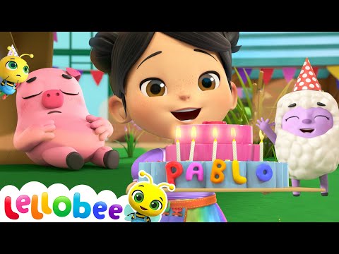 🎉 Pablo the Pig’s Birthday Surprise! Shhh... Don’t Wake Him! 🐷✨ | 🌻Lellobee City Farm