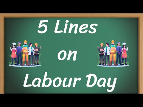 Labour Day Short 5 Lines in English || 5 Lines Essay on Labour Day