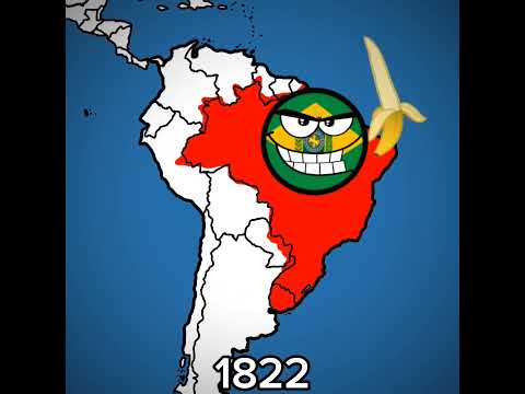 Brazil History 🇧🇷 #countryballs #history #brazil